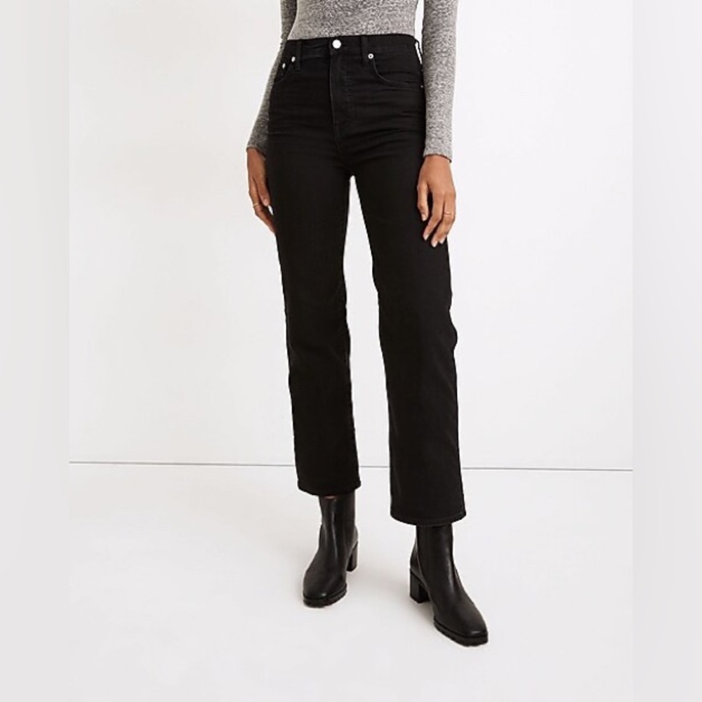 Madewell Slim Wide-Leg Jeans in Lunar Wash